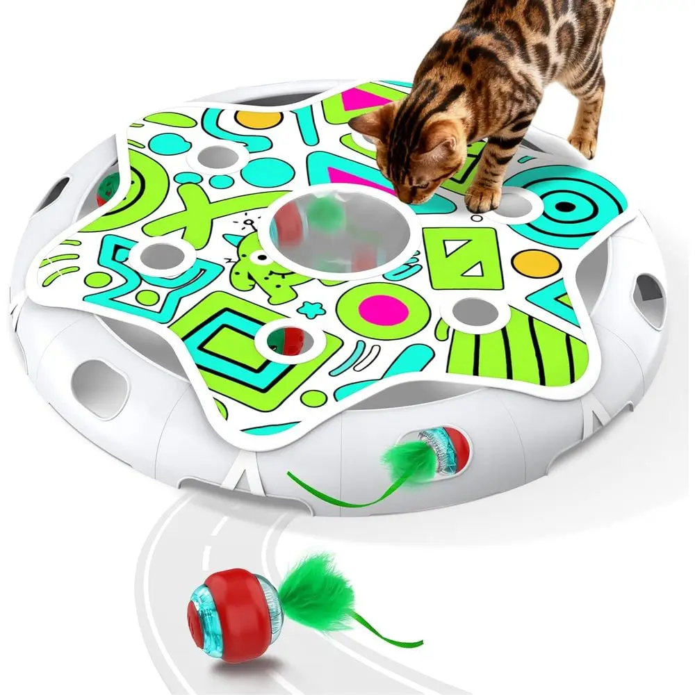 Interactive Cat Playset: Motion-Activated Ball Toy for Indoor Fun and Exercise
Interactive Cat Playset: Motion-Activated Ball Toy for Indoor Fun and Exercise