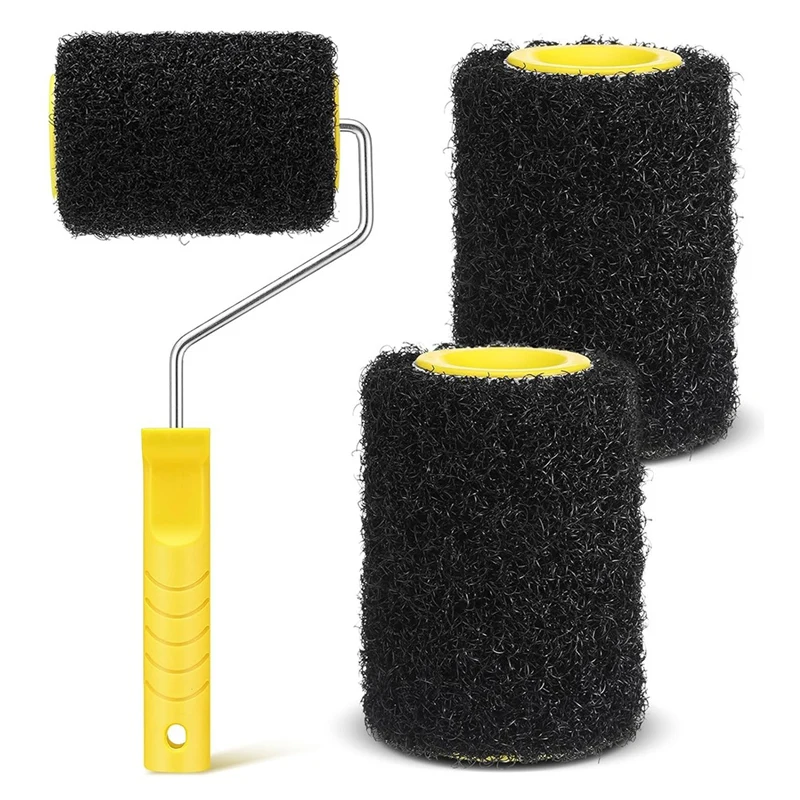 ABVJ-3Pcs 4 Inch Drywall Compound Roller Cover With Paint Frame,Drywall Texture Brush,Mud Roller For Putty,Diatomaceous Earth
ABVJ-3Pcs 4 Inch Drywall Compound Roller Cover With Paint Frame,Drywall Texture Brush,Mud Roller For Putty,Diatomaceous Earth