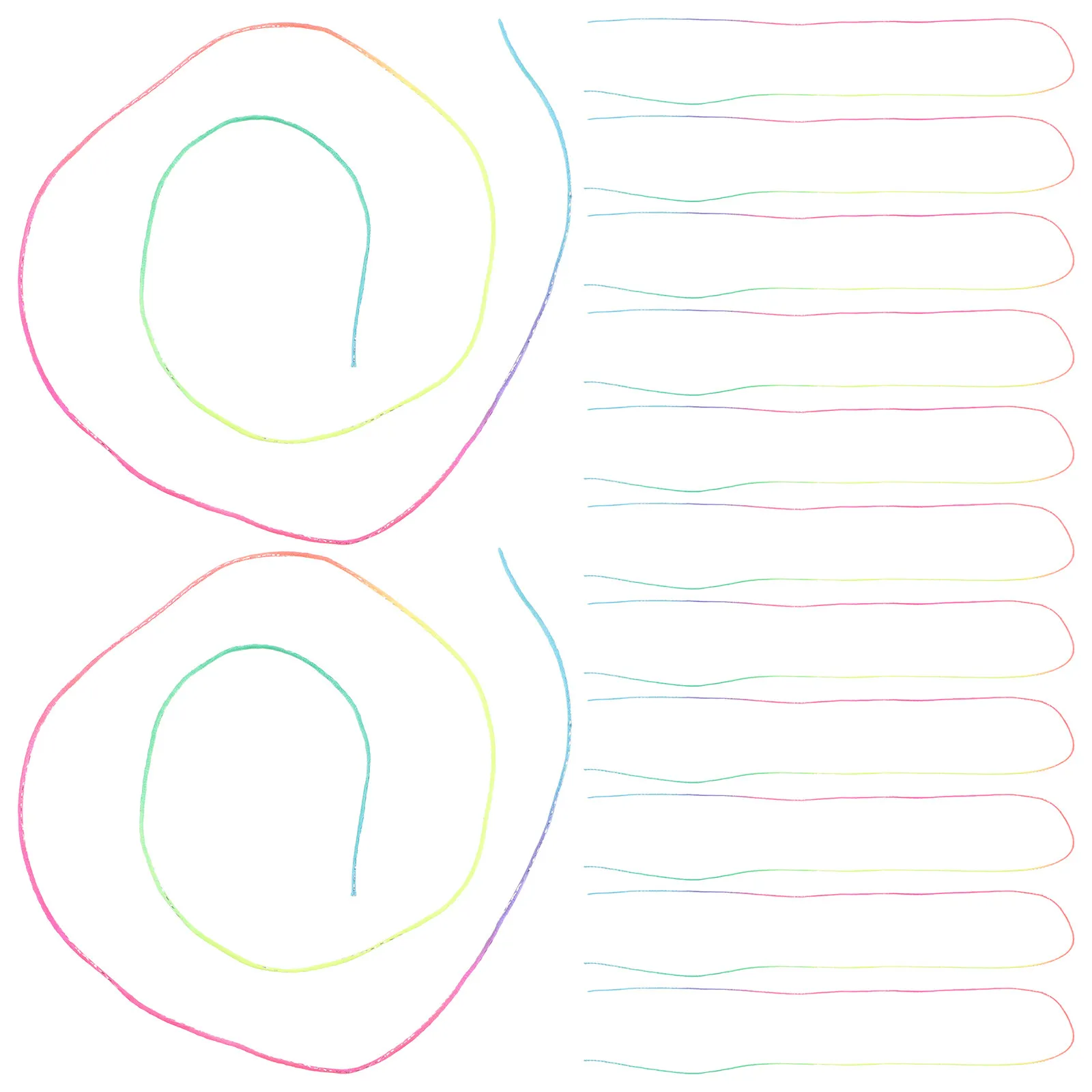 120 шт. многоразовых шнурков для плетения косичек - разноцветные нити для девочек - универсальные украшения для волос для простых причесок
120 шт. многоразовых шнурков для плетения косичек - разноцветные нити для девочек - универсальные украшения для волос для простых причесок
