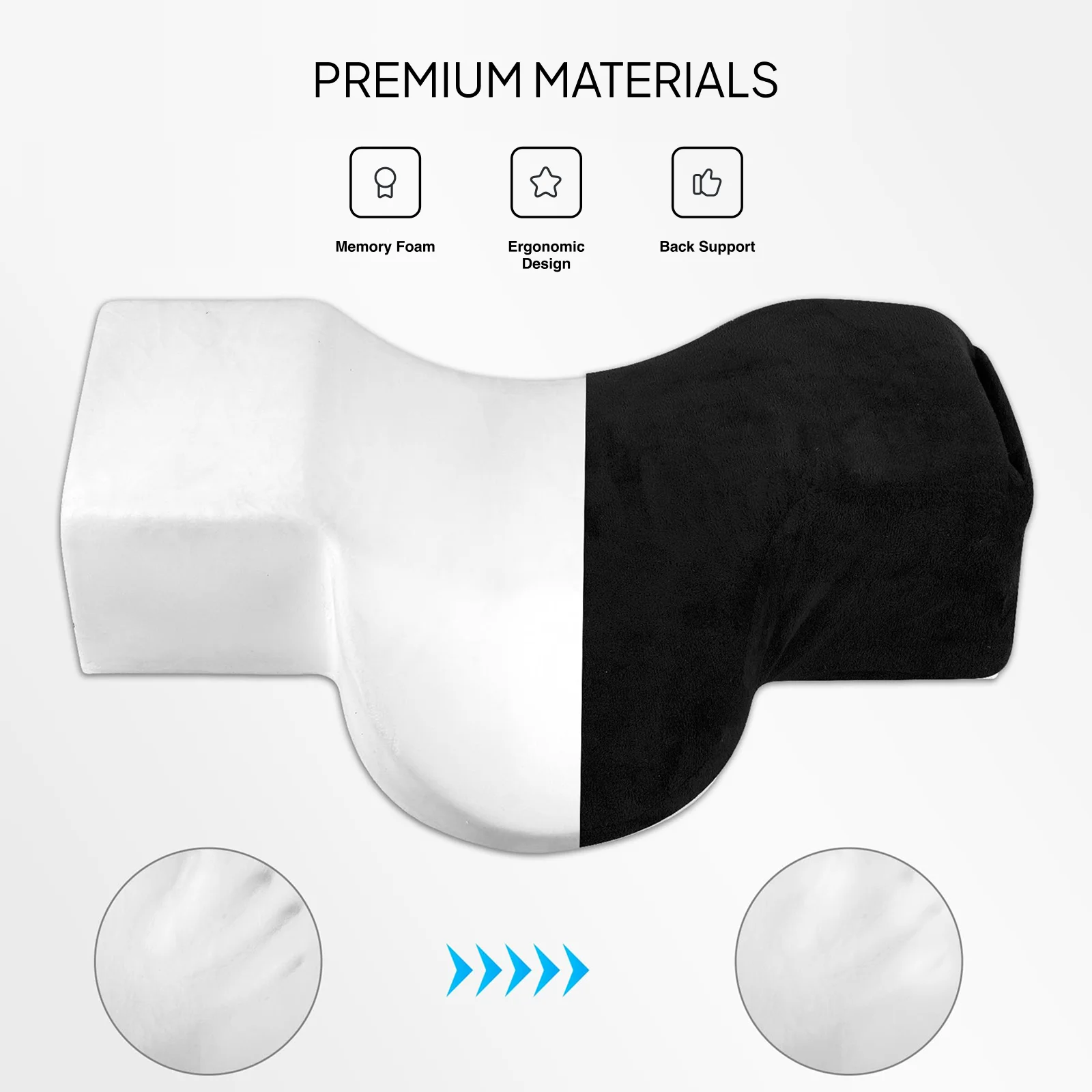 Memory Foam Eyelash Extension Pillow Professional Neck Support Beauty Cushion for Eyelash Studio Grafting
Memory Foam Eyelash Extension Pillow Professional Neck Support Beauty Cushion for Eyelash Studio Grafting