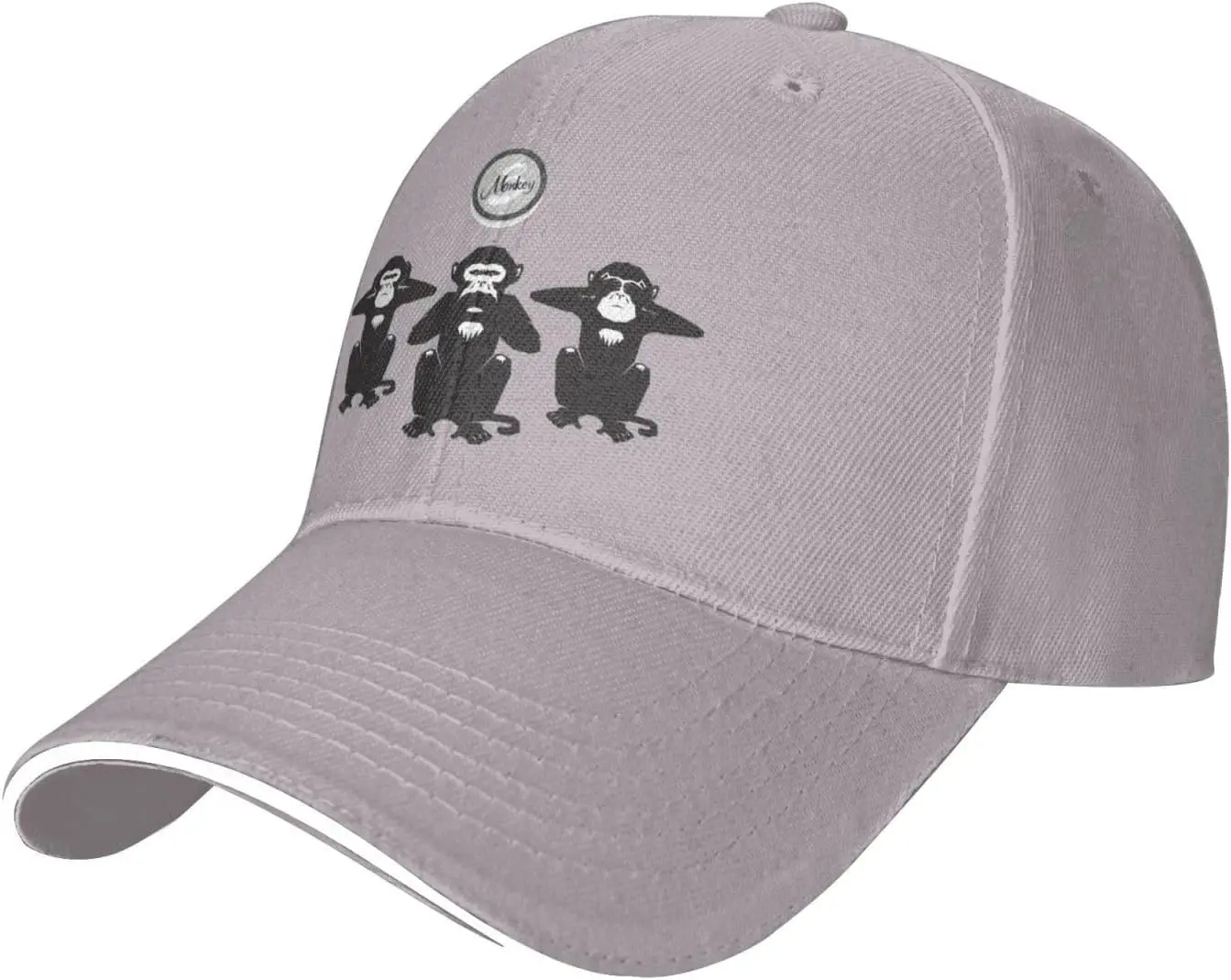 Бейсбольная кепка Three Wise Monkeys, дышащая солнцезащитная кепка из полиэстера, регулируемая кепка для гольфа Trucker для взрослых
Бейсбольная кепка Three Wise Monkeys, дышащая солнцезащитная кепка из полиэстера, регулируемая кепка для гольфа Trucker для взрослых