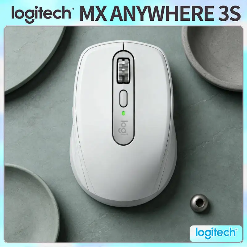 Wireless MX Anywhere 3S - Darkfield 8K DPI, 3-Device Sync, Silent Click Tech, Great for Bookstore Daily Task Small Office Space
Wireless MX Anywhere 3S - Darkfield 8K DPI, 3-Device Sync, Silent Click Tech, Great for Bookstore Daily Task Small Office Space