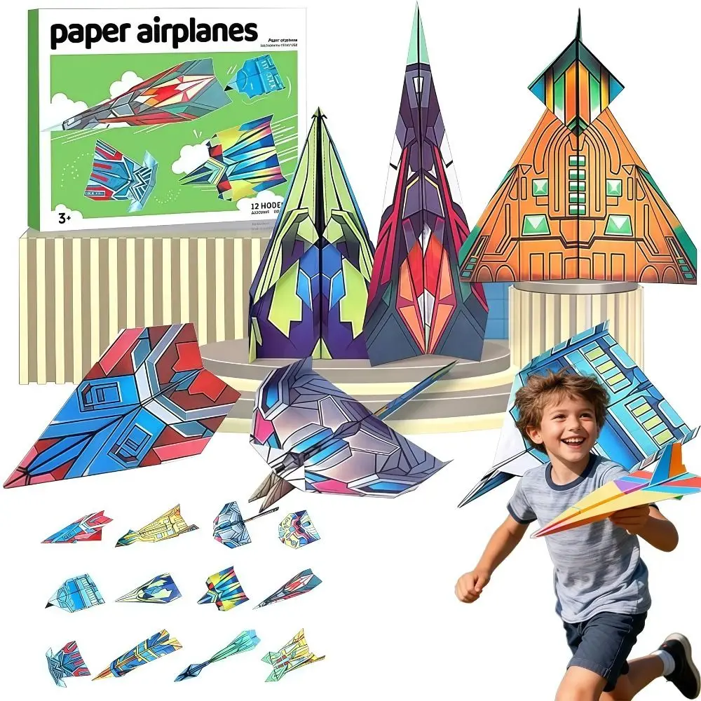 12 Cool Models DIY Paper Airplane Book Colorful Paper 36 Sheets Paper Airplane Kits Creative Folding Paper Planes
12 Cool Models DIY Paper Airplane Book Colorful Paper 36 Sheets Paper Airplane Kits Creative Folding Paper Planes