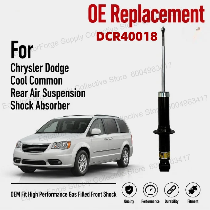 Comfort Ride High Stability Direct Fit Rear Air Suspension Shock Absorber for Chrysler Dodge Cool Common - OE DCR40018
Comfort Ride High Stability Direct Fit Rear Air Suspension Shock Absorber for Chrysler Dodge Cool Common - OE DCR40018