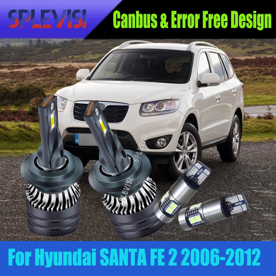 H7 LED CSP White Headlight Bulb Upgraded Brightness & High Power For Hyundai SANTA FE 2 2006 2007 2008 2009 2010 2011 2012
H7 LED CSP White Headlight Bulb Upgraded Brightness & High Power For Hyundai SANTA FE 2 2006 2007 2008 2009 2010 2011 2012