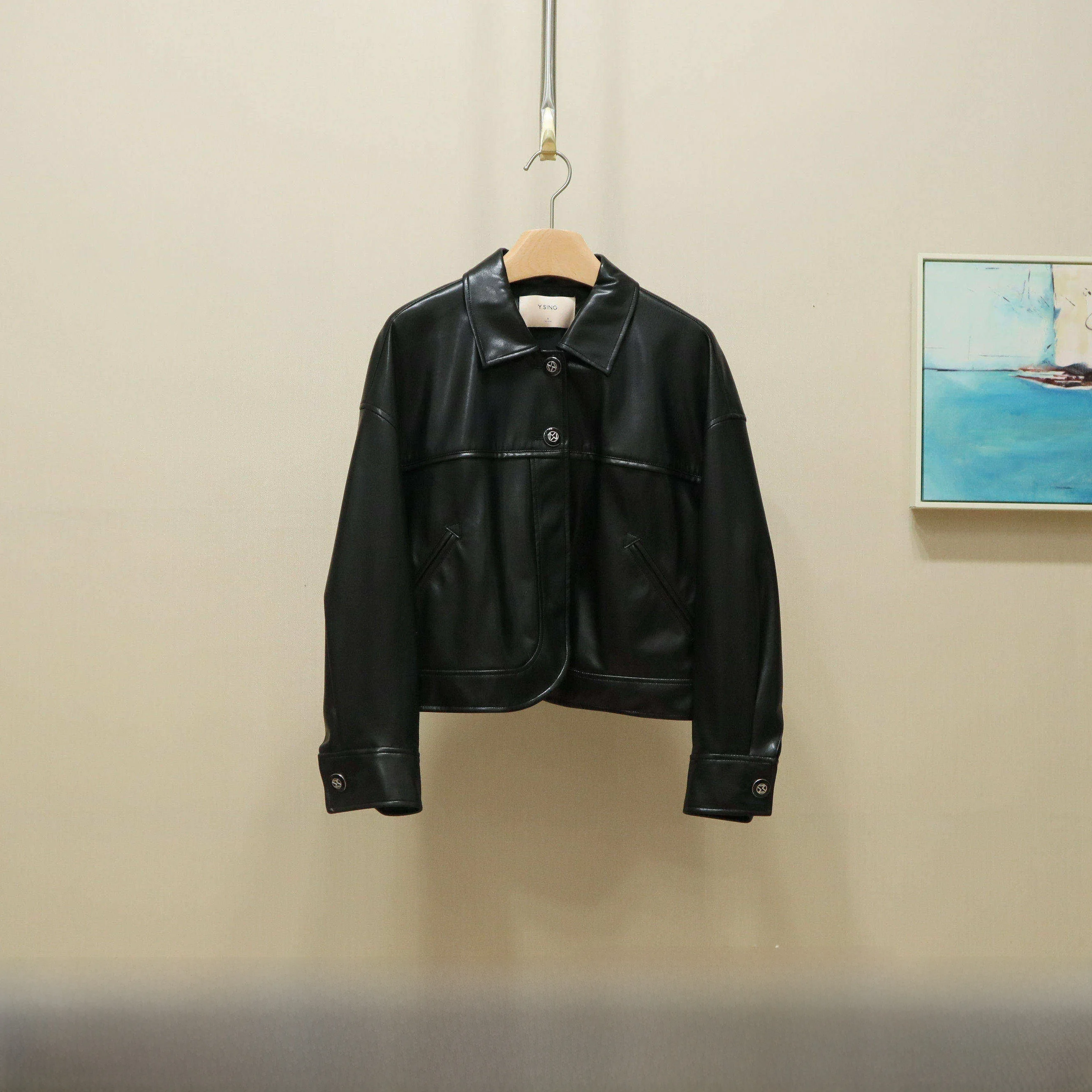 Spring New Style Slimming Pu Leather Jacket 2026Ysing Yixiangliying Women's Fashion Outerwear Long Sleeve
Spring New Style Slimming Pu Leather Jacket 2026Ysing Yixiangliying Women's Fashion Outerwear Long Sleeve