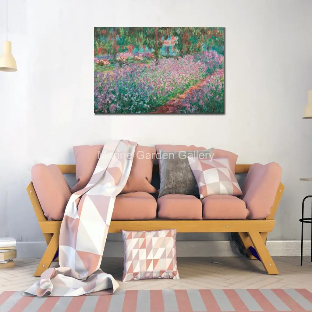 Ручная роспись маслом: Картина Клода Моне «Сад Живерни», импрессионистская, современная, на холсте, для декора больших гостиных и кухонь
Ручная роспись маслом: Картина Клода Моне «Сад Живерни», импрессионистская, современная, на холсте, для декора больших гостиных и кухонь