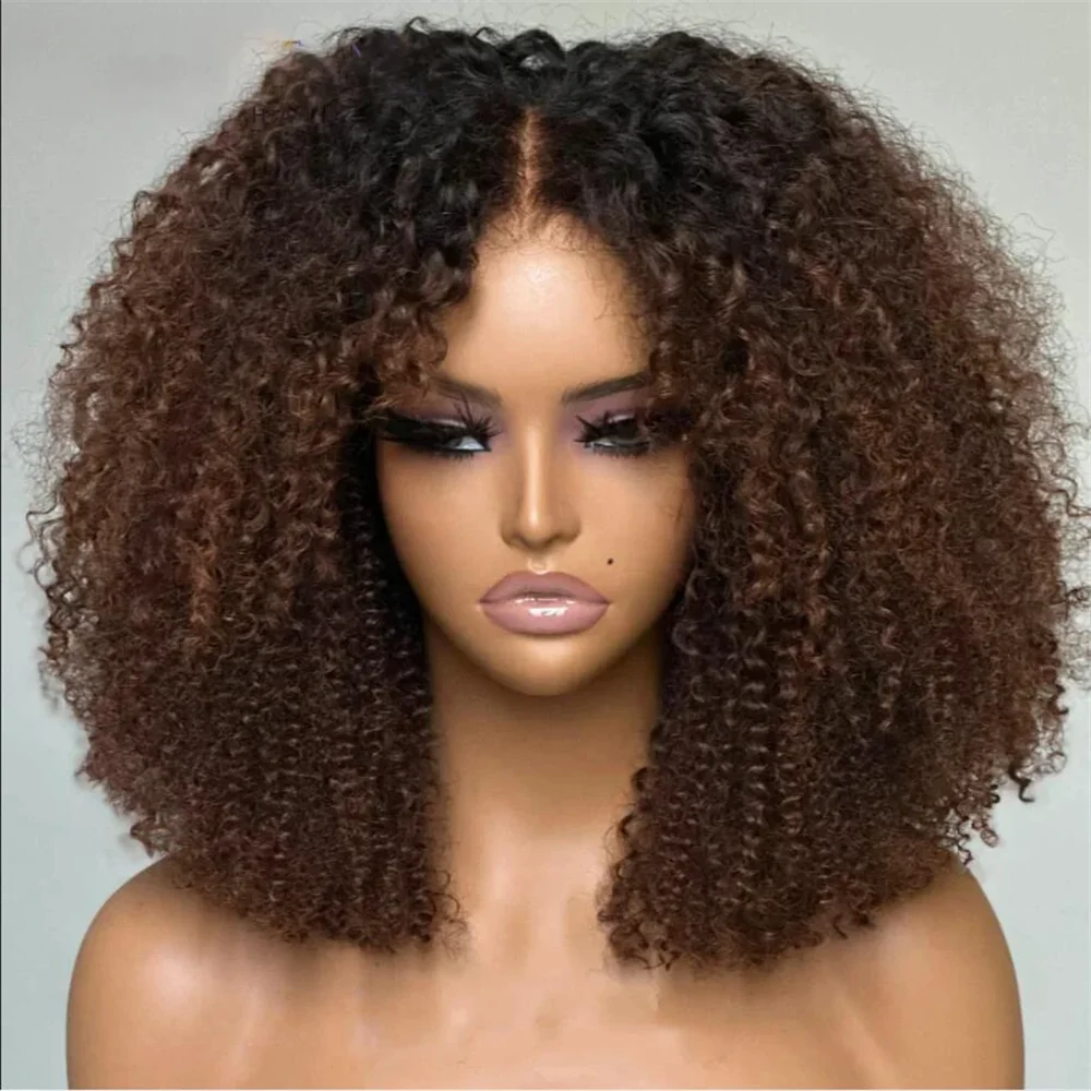 Long Soft 26Inch Kinky Curly Ombre Brown 180 Density Lace Front Wig For Women With Baby Hair Synthetic Preplucked Glueless Daily
Long Soft 26Inch Kinky Curly Ombre Brown 180 Density Lace Front Wig For Women With Baby Hair Synthetic Preplucked Glueless Daily