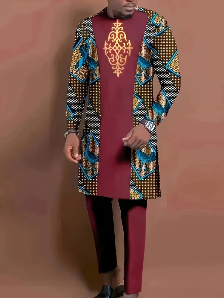 Men's Casual Long-Sleeved Two-Piece Set: Mid-Length Top and Trousers
Men's Casual Long-Sleeved Two-Piece Set: Mid-Length Top and Trousers