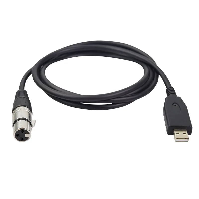 Built-in Digital To Analog Chip Canon Mother To USB Computer Notebook Microphone Recording Cable