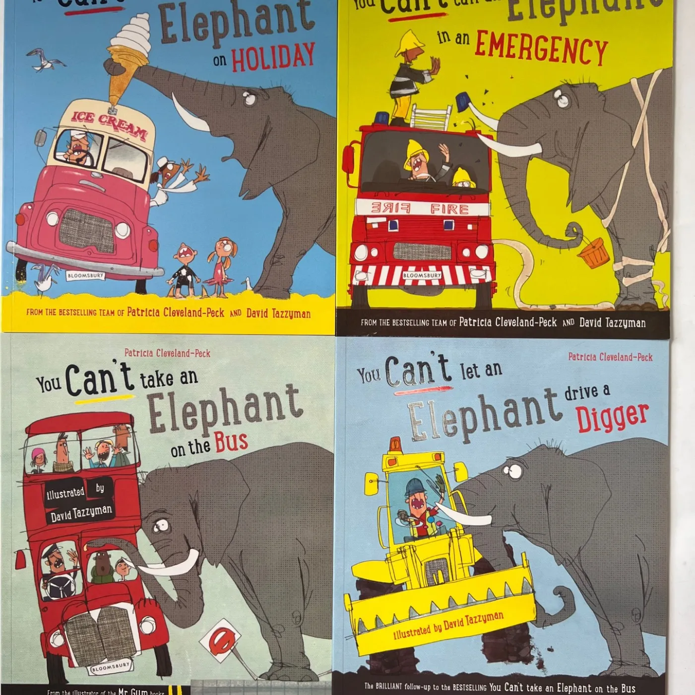 You Can't Let an Elephant Series 4 Volumes, Children's English Enlightenment Picture Storybook
You Can't Let an Elephant Series 4 Volumes, Children's English Enlightenment Picture Storybook
