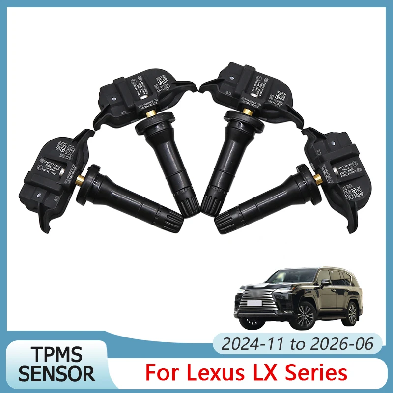 4PCS 433MHZ Tire Pressure Monitor Sensor PMV-G101 For Lexus LX LC GX IS LS RC RX RZ UX Series Toyota Camry ALLION Levin Prius
4PCS 433MHZ Tire Pressure Monitor Sensor PMV-G101 For Lexus LX LC GX IS LS RC RX RZ UX Series Toyota Camry ALLION Levin Prius