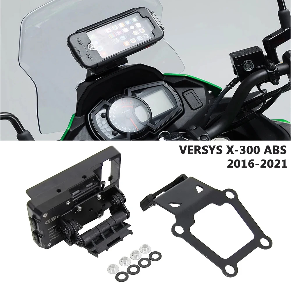 FOR KAWASAKI Versys-X300 Versys X 300 X300 ABS 2016-2021 Motorcycle GPS Mount Holder Navigation Bracket Phone Stand Accessories
FOR KAWASAKI Versys-X300 Versys X 300 X300 ABS 2016-2021 Motorcycle GPS Mount Holder Navigation Bracket Phone Stand Accessories