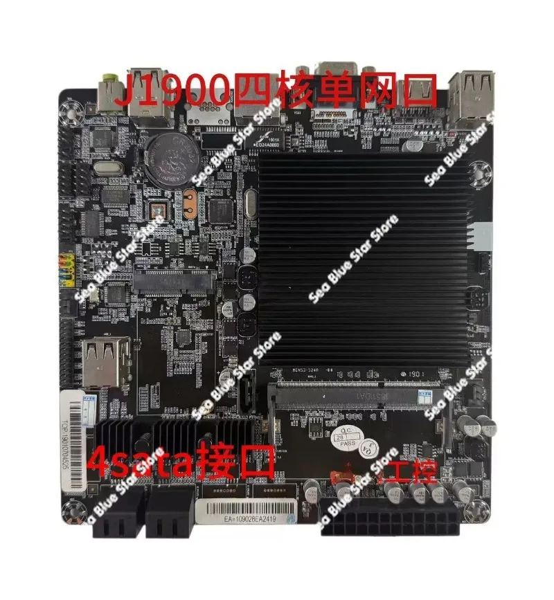 Industrial control main board J1900 quad-core J1800 flying cow NAS network storage SATA used dismantling main board
Industrial control main board J1900 quad-core J1800 flying cow NAS network storage SATA used dismantling main board