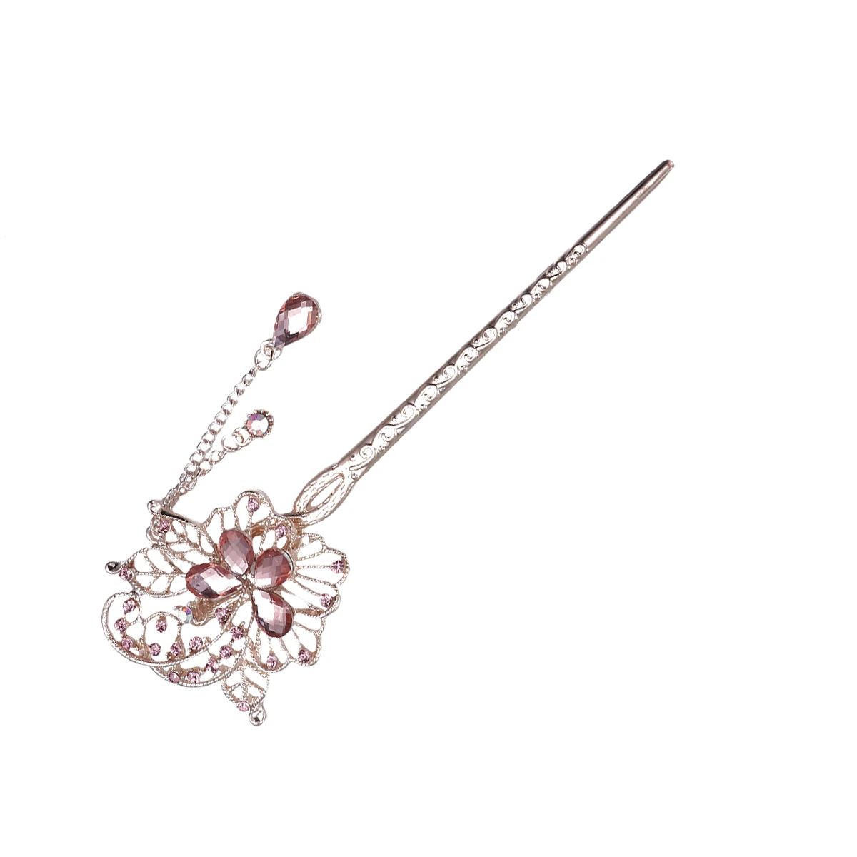 Crystal Flower Hairpin Rhinestone Decorative Tassels Sticks Chinese Style Updo Hair Stick Suitable for Parties Daily Wear
Crystal Flower Hairpin Rhinestone Decorative Tassels Sticks Chinese Style Updo Hair Stick Suitable for Parties Daily Wear