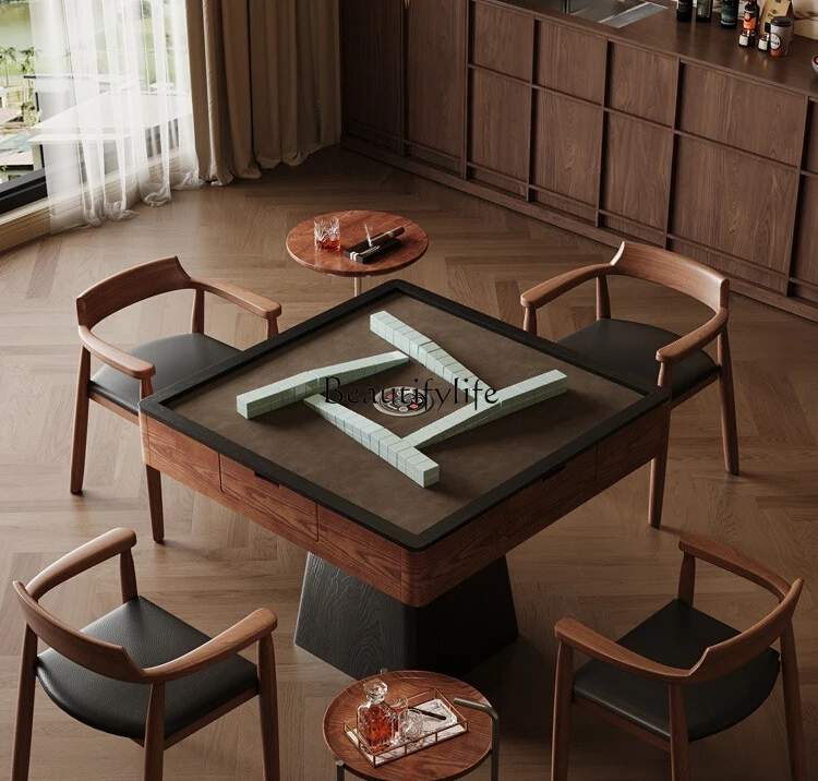 03.Mahjong dining table dual-purpose medium and ancient style solid wood automatic mahjong table panel
03.Mahjong dining table dual-purpose medium and ancient style solid wood automatic mahjong table panel