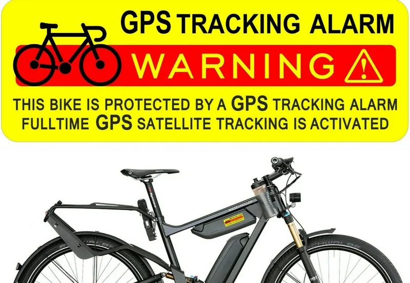 80mm*40mm 4PCs GPS Tracking Alarm Warning Sticker Bicycle Bike Theft Prevention Security
80mm*40mm 4PCs GPS Tracking Alarm Warning Sticker Bicycle Bike Theft Prevention Security