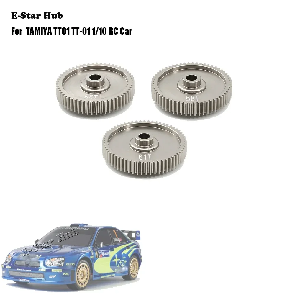 55T 58T 61T High Speed Spur Gear 51004 53665 For TAMIYA TT01 TT-01 1/10 RC Car Upgrade Parts Accessories
55T 58T 61T High Speed Spur Gear 51004 53665 For TAMIYA TT01 TT-01 1/10 RC Car Upgrade Parts Accessories