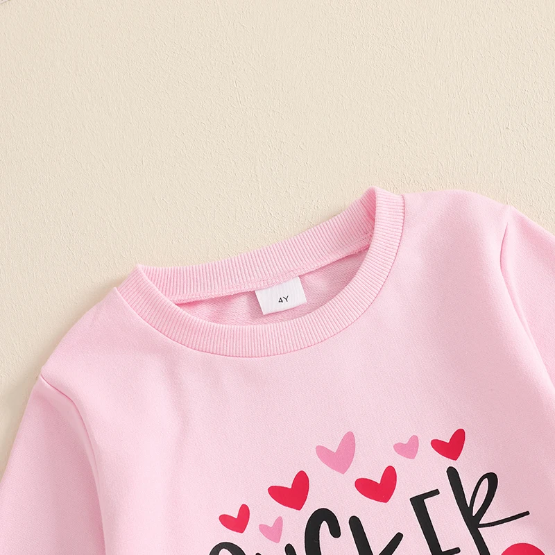 Girls 2PCS Winter Outfits Long Sleeve Crew Neck Sweater Heart Print Pullover and Plaid Leggings Set
Girls 2PCS Winter Outfits Long Sleeve Crew Neck Sweater Heart Print Pullover and Plaid Leggings Set