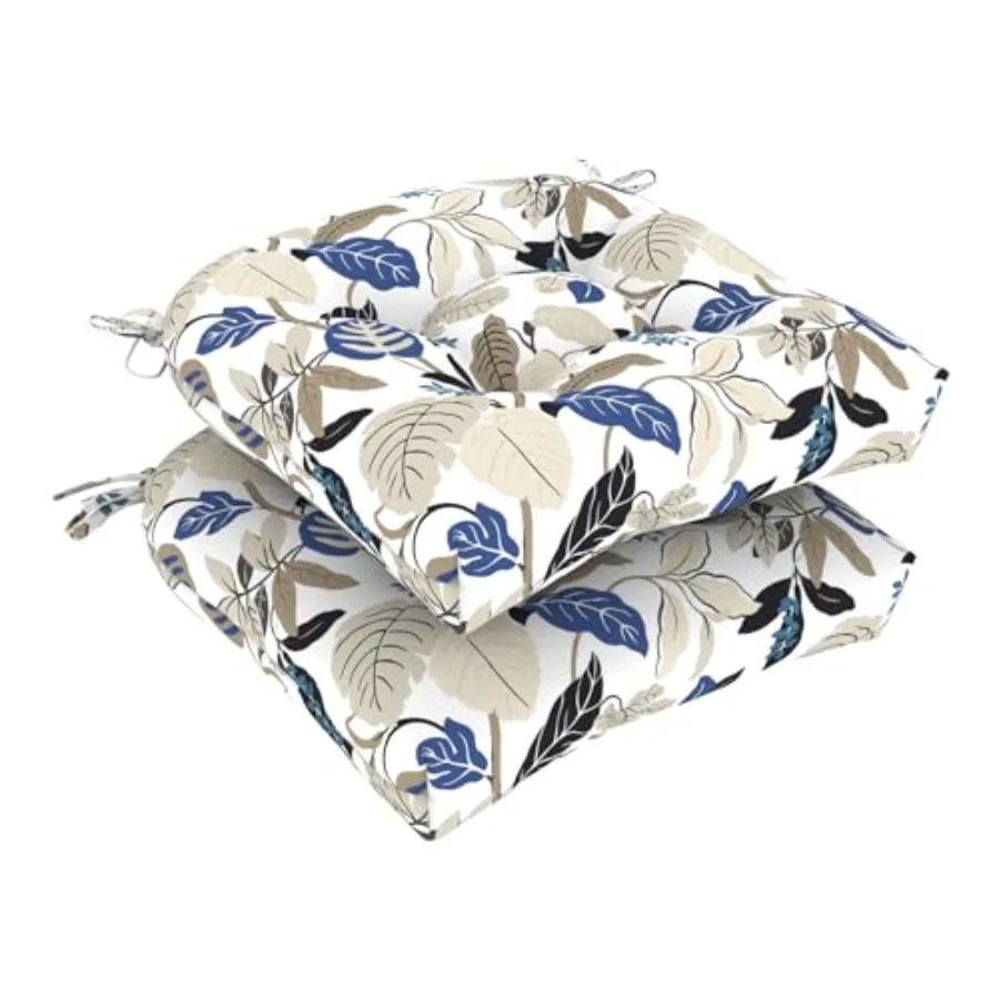 Set of 2 Outdoor Chair Cushions 19"x19"x4" Water Repellent Tufted Patio Seat Cushions with Ties Thick Replacement Pads for Wick
Set of 2 Outdoor Chair Cushions 19"x19"x4" Water Repellent Tufted Patio Seat Cushions with Ties Thick Replacement Pads for Wick
