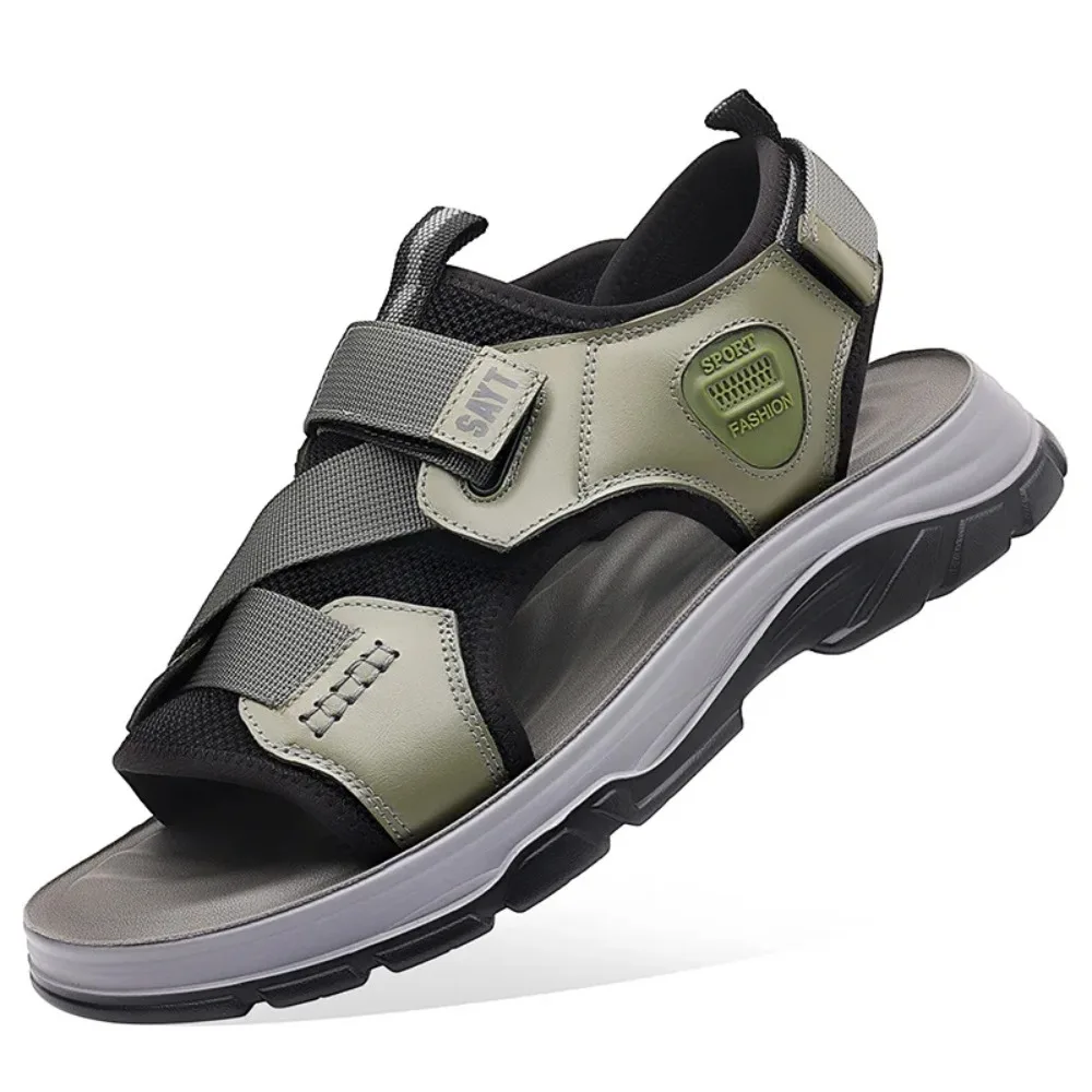 Summer Fashion Platform Hollow Outdoor Beach Men's Sandals Designer Soft Sole Casual Leather Man Shoes Sandalias Hombre Verano
Summer Fashion Platform Hollow Outdoor Beach Men's Sandals Designer Soft Sole Casual Leather Man Shoes Sandalias Hombre Verano