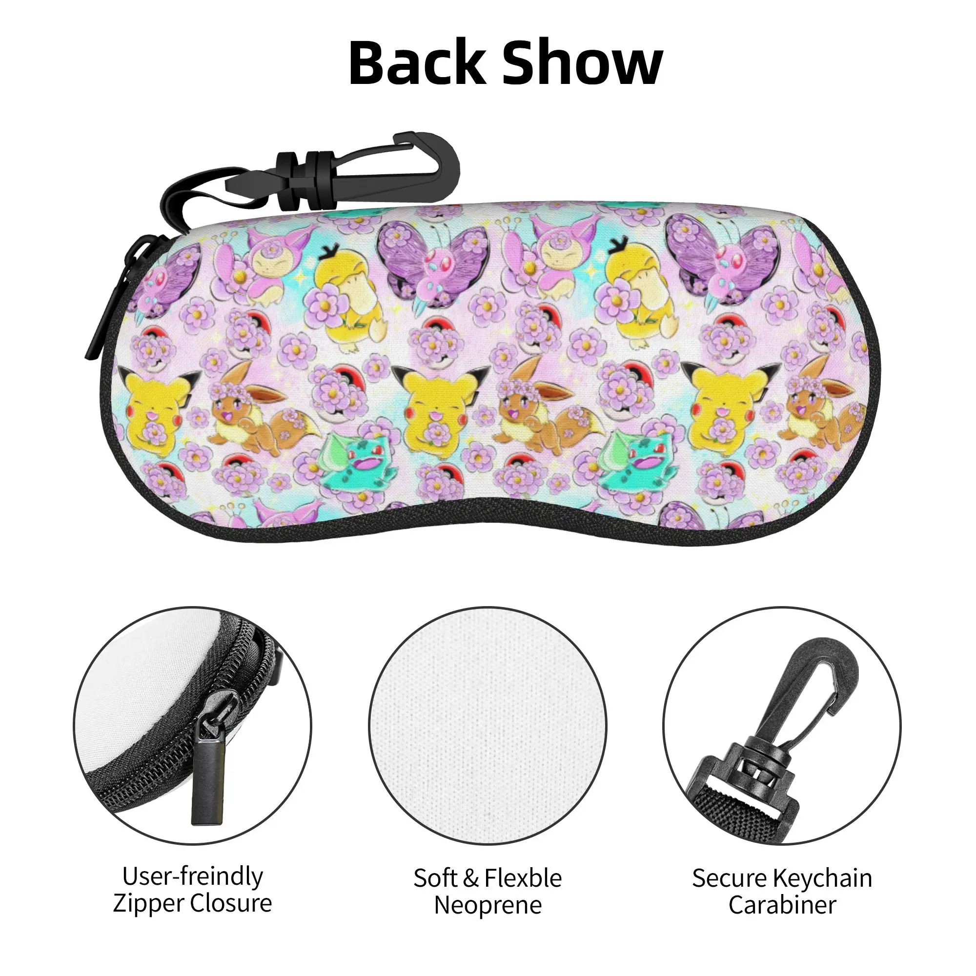 Pokemon Pikachu Eevee Bulbasaur Glasses Case Portable Psyduck Butterfree Shell Eyeglasses Case Sunglasses Box
Pokemon Pikachu Eevee Bulbasaur Glasses Case Portable Psyduck Butterfree Shell Eyeglasses Case Sunglasses Box