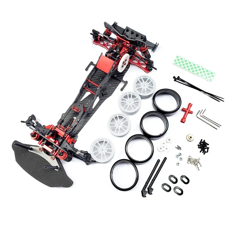 For 1/10 Electric Remote Control Rear-Drive Drift Model Car Carbon Fiber Metal Frame and Upgraded Accessories,B
For 1/10 Electric Remote Control Rear-Drive Drift Model Car Carbon Fiber Metal Frame and Upgraded Accessories,B
