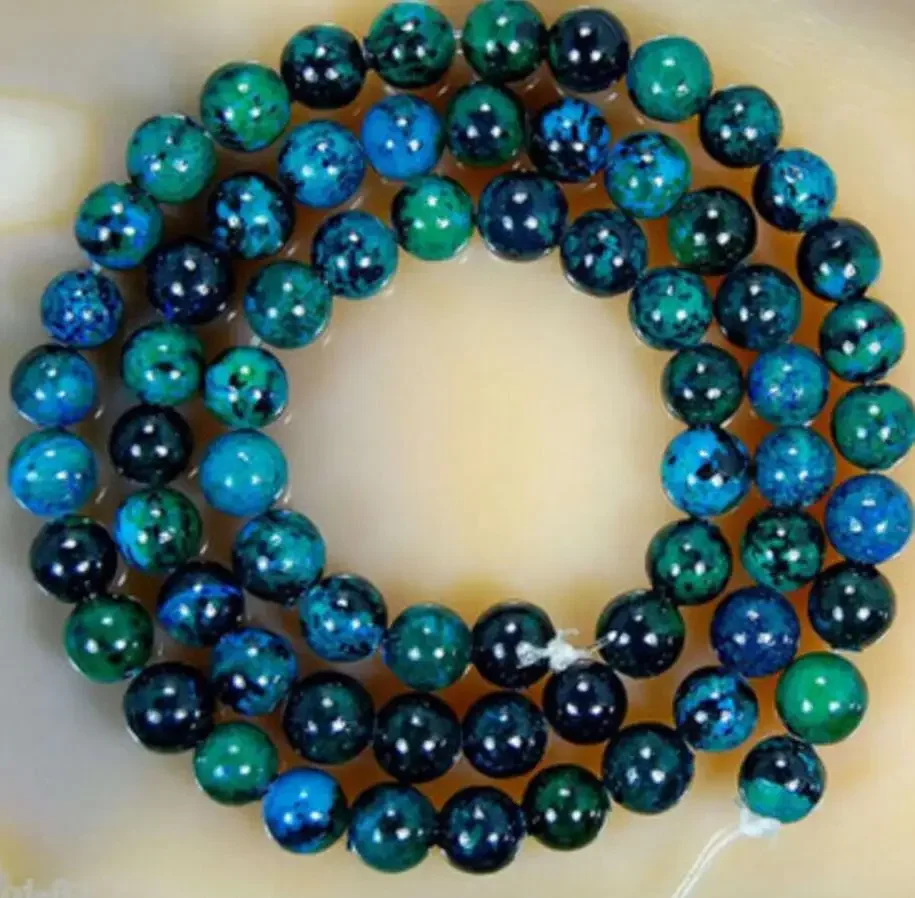 6mm Natural Lapis Lazuli Chrysocolla Round Loose Beads 15''
6mm Natural Lapis Lazuli Chrysocolla Round Loose Beads 15''