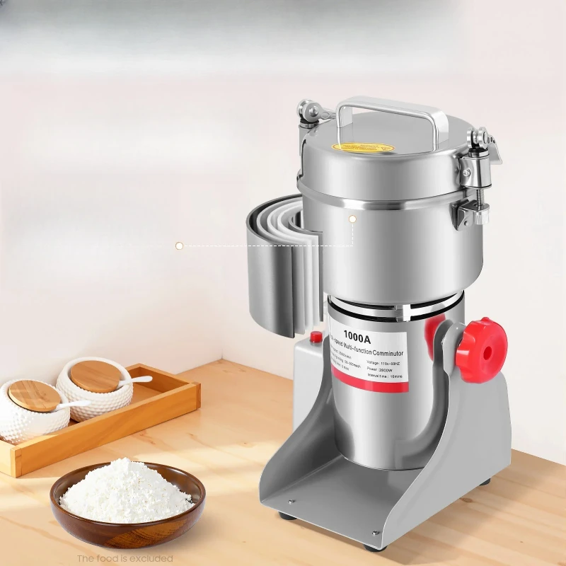 1000g Electric Grain Mill Grinder, High Speed 3600W Commercial Grinders, Stainless Steel Machine for Dry Grains, Coffee, Corn
1000g Electric Grain Mill Grinder, High Speed 3600W Commercial Grinders, Stainless Steel Machine for Dry Grains, Coffee, Corn