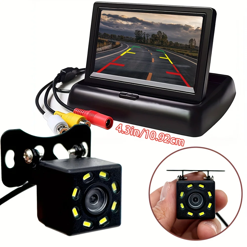 Car Backup Camera, 4.3-inch Display HD Reversing Rearview Camera, Car Reversing Kit with Night Vision for Cars/pickup
Car Backup Camera, 4.3-inch Display HD Reversing Rearview Camera, Car Reversing Kit with Night Vision for Cars/pickup