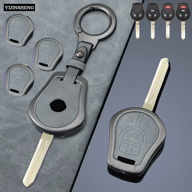 2 3 4 Buttons Metal + Leather Car Key Cover Case Fob Skin Holder for Nissan Sunny Tiida March Murano Teana Sylphy Livina Qashqai
2 3 4 Buttons Metal + Leather Car Key Cover Case Fob Skin Holder for Nissan Sunny Tiida March Murano Teana Sylphy Livina Qashqai