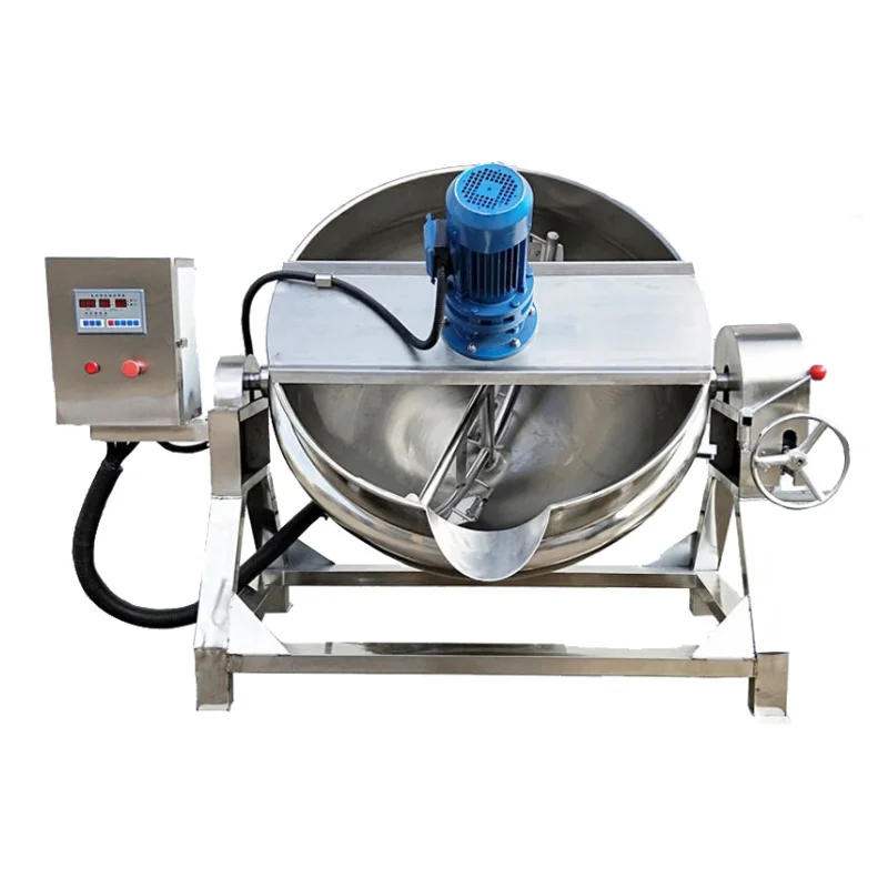Automatic electric cooking pot industrial inclined jacket kettle cooking machine
Automatic electric cooking pot industrial inclined jacket kettle cooking machine