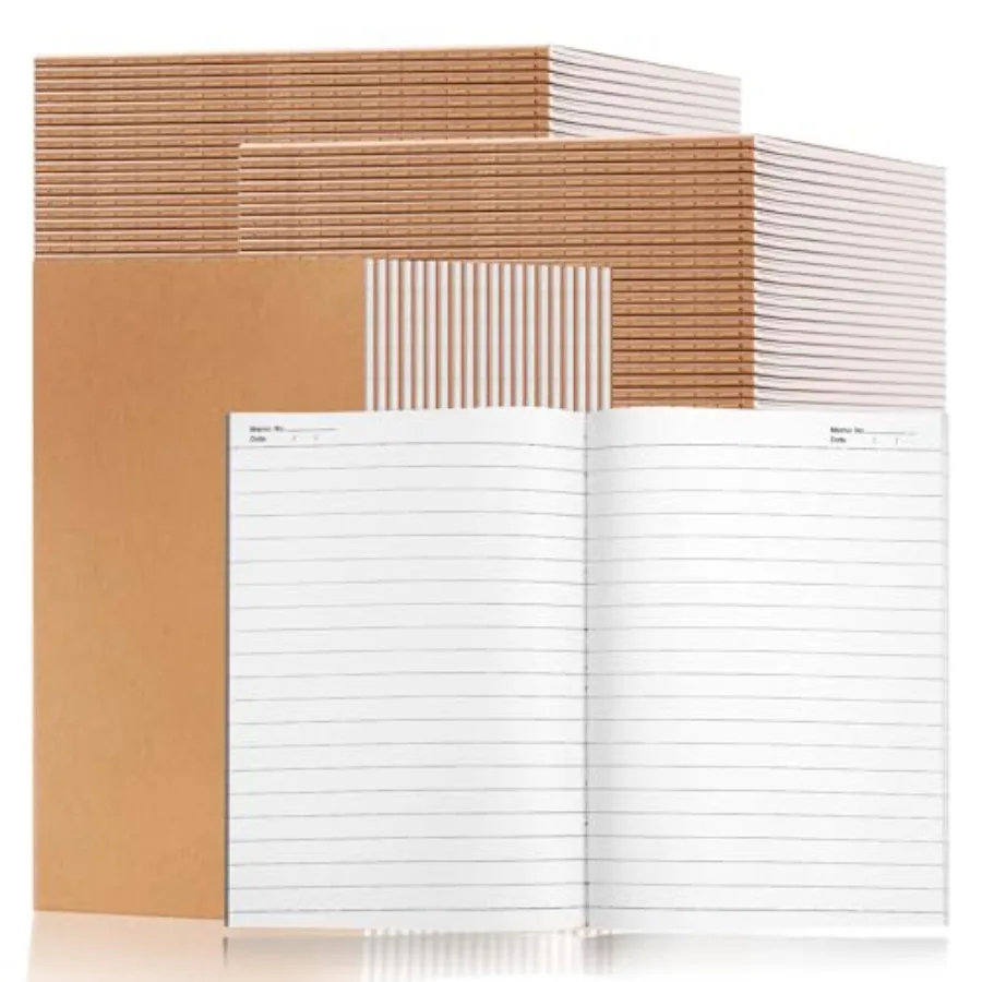 60PCS A5 Lined Composition Notebooks Bulk, 8.3x5.5 Inch Lined Paper Journaling Notebooks, 60 Pages Lined Kraft Notebook Set for
60PCS A5 Lined Composition Notebooks Bulk, 8.3x5.5 Inch Lined Paper Journaling Notebooks, 60 Pages Lined Kraft Notebook Set for