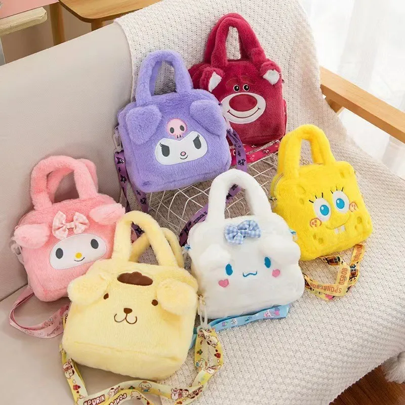 Sanrio Bag Kawaii Kuromi Cinnamoroll My Melody Cartoon Anime Plush Handbag Cosmetic Bag Travel Storage Bag Women Girl Gifts
Sanrio Bag Kawaii Kuromi Cinnamoroll My Melody Cartoon Anime Plush Handbag Cosmetic Bag Travel Storage Bag Women Girl Gifts