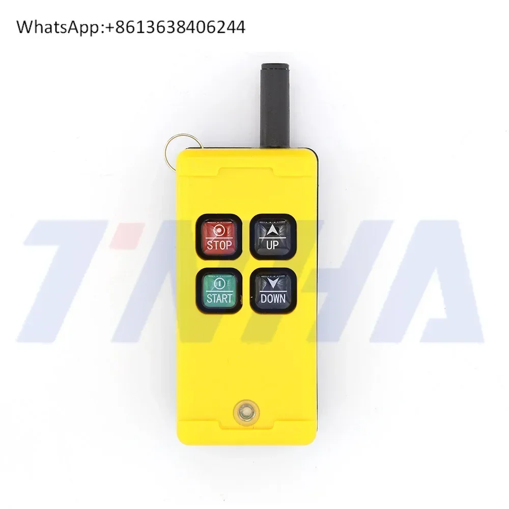 TNHA1-F2HH Wireless Radio Waterproof Crane Remote Control 4 Single Buttons AC DC for Hoist Crane
TNHA1-F2HH Wireless Radio Waterproof Crane Remote Control 4 Single Buttons AC DC for Hoist Crane