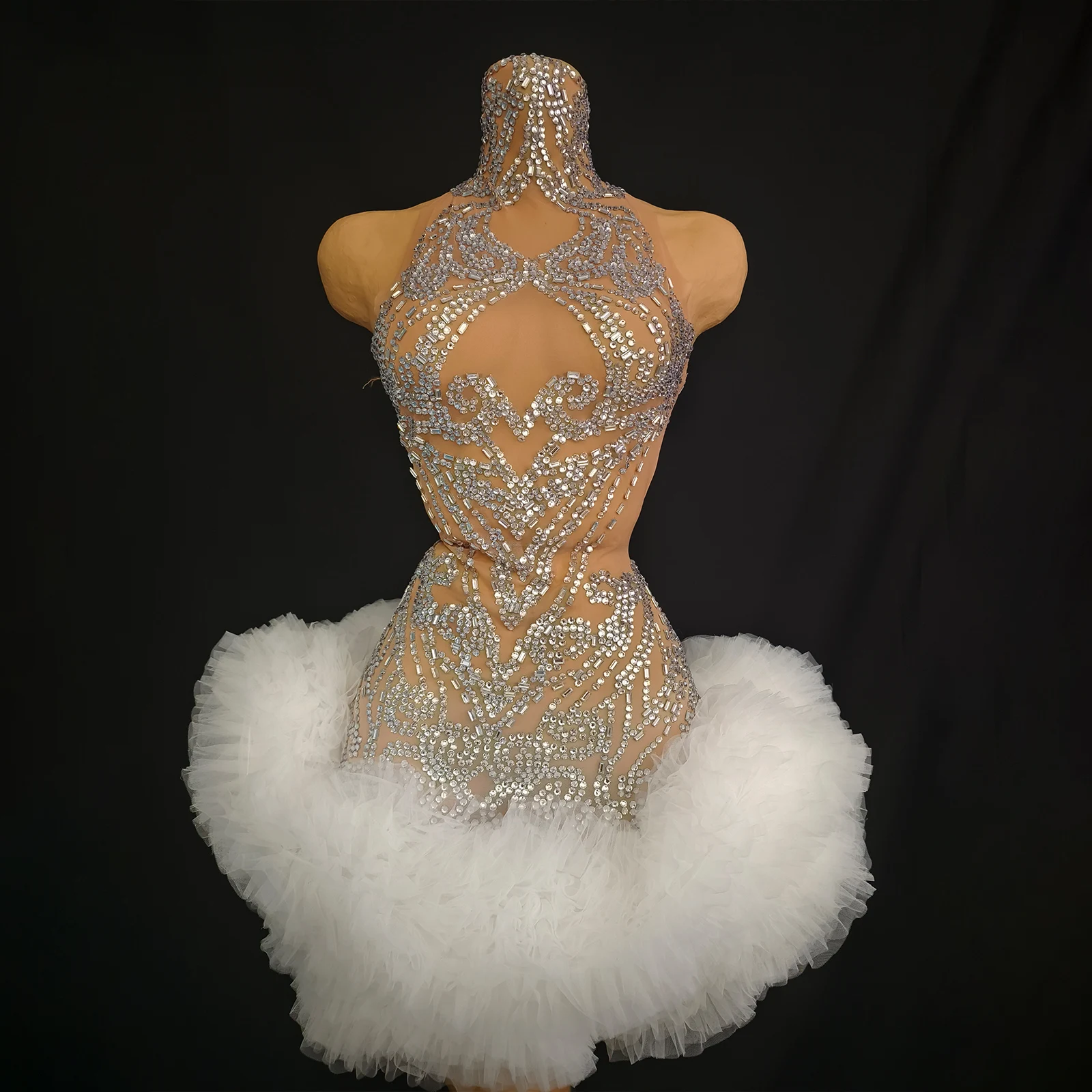 Роскошное женское сексуальное сетчатое прозрачное облегающее мини-платье со стразами, праздничное вечерние в ночном клубе, певица, сценическая коктейльная одежда
Роскошное женское сексуальное сетчатое прозрачное облегающее мини-платье со стразами, праздничное вечерние в ночном клубе, певица, сценическая коктейльная одежда