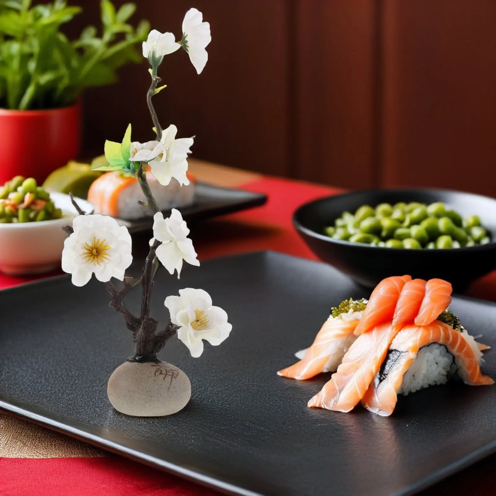 Artificial Japanese Flower Decoration Sushi Platter Sashimi Plate Bar Table Fake Floral Ornament Restaurant DIY Dining Decor
Artificial Japanese Flower Decoration Sushi Platter Sashimi Plate Bar Table Fake Floral Ornament Restaurant DIY Dining Decor