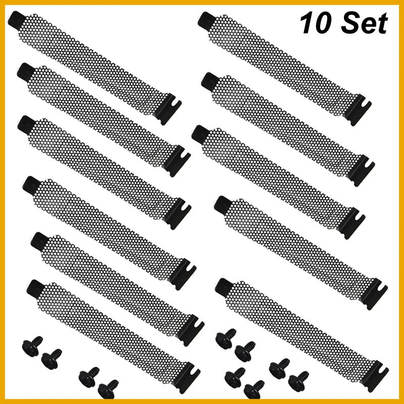 10PCS NEW 2026 PCI Slot Cover Filter Blanking Board Cooling Fan Dust Ventilation PC Computer Case Graphics Card with Screws
10PCS NEW 2026 PCI Slot Cover Filter Blanking Board Cooling Fan Dust Ventilation PC Computer Case Graphics Card with Screws