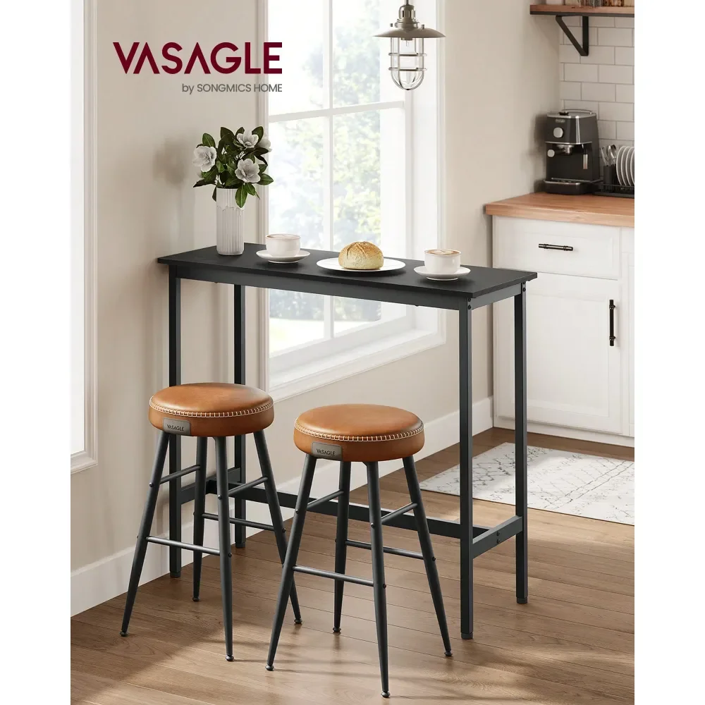 Bar Table, Narrow Long Kitchen Dining Table, Sturdy Metal Frame, Industrial, 15.7 X 39.4 X 35.4 Inches
Bar Table, Narrow Long Kitchen Dining Table, Sturdy Metal Frame, Industrial, 15.7 X 39.4 X 35.4 Inches