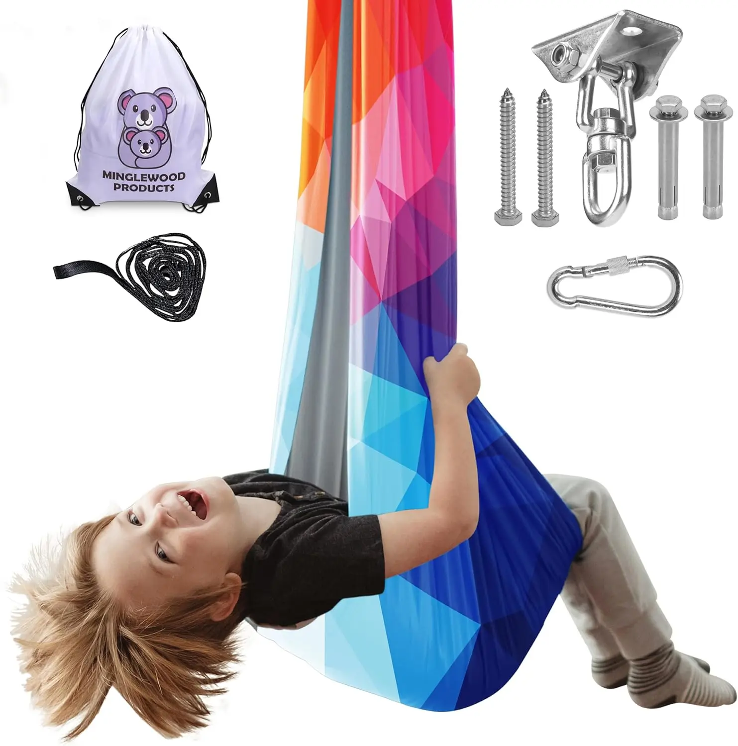 Sensory Swing for Kids – Indoor Hammock with 360° Swivel – Calming for Autism, Anxiety & ADHD
Sensory Swing for Kids – Indoor Hammock with 360° Swivel – Calming for Autism, Anxiety & ADHD