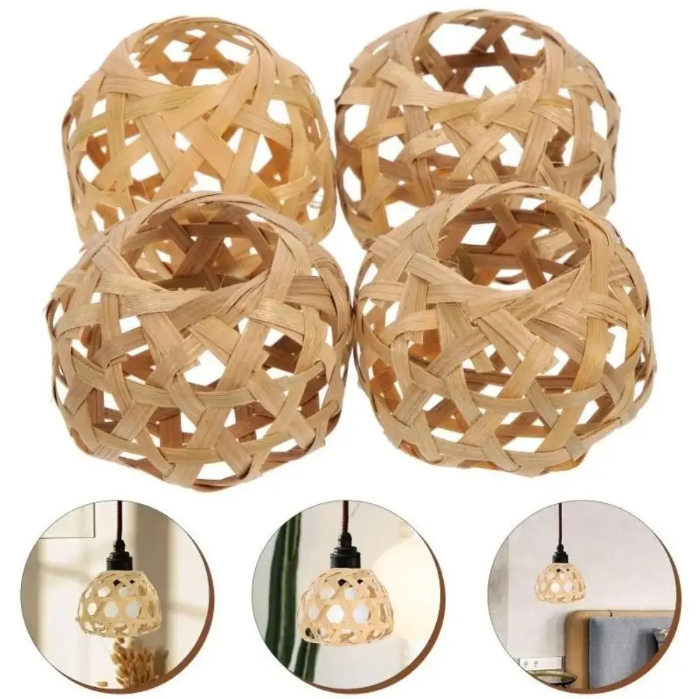 Bamboo Cage Woven Bamboo Lamp Shade Small Hexagonal Eyes Bulb Lampshades Globe Removable Chandelier Cover Pendant Light
Bamboo Cage Woven Bamboo Lamp Shade Small Hexagonal Eyes Bulb Lampshades Globe Removable Chandelier Cover Pendant Light
