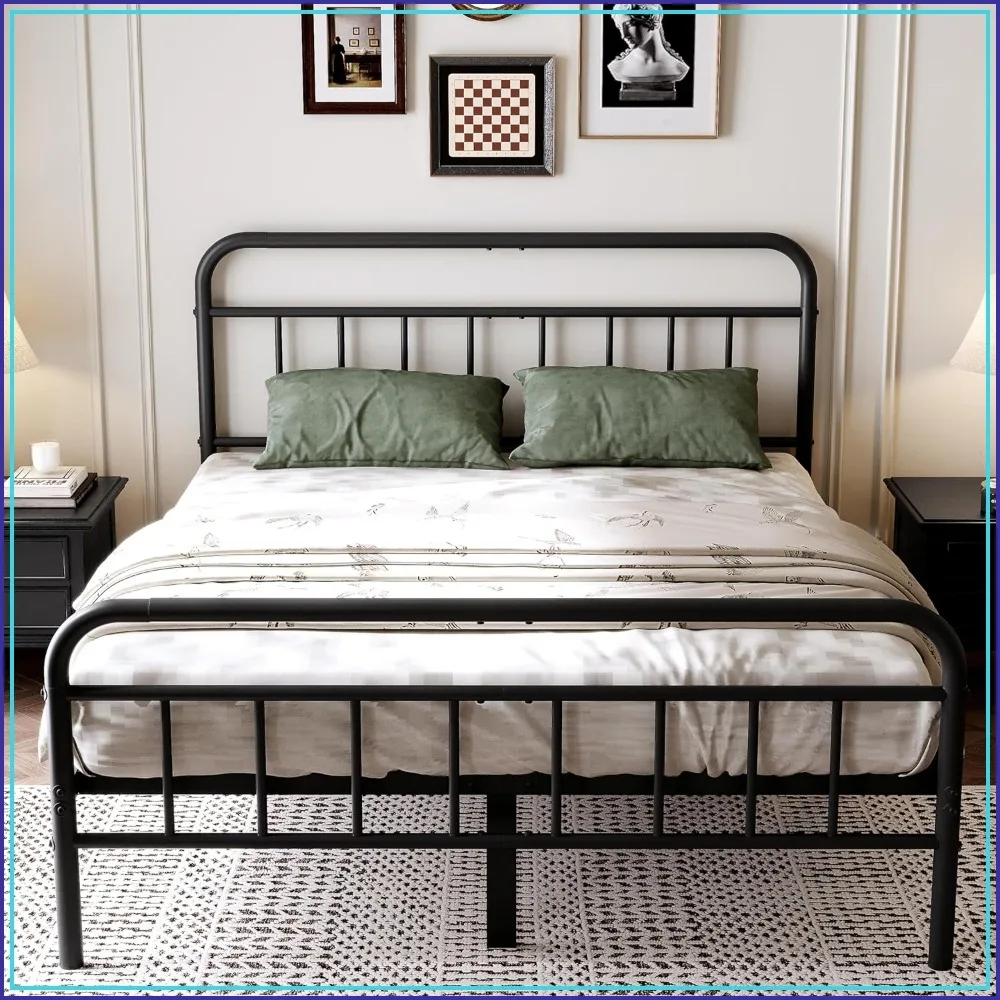 14Inch Metal Bed Frame, Full Size with Storage, Heavy Duty, No Box Spring Needed, Easy Assembly
14Inch Metal Bed Frame, Full Size with Storage, Heavy Duty, No Box Spring Needed, Easy Assembly