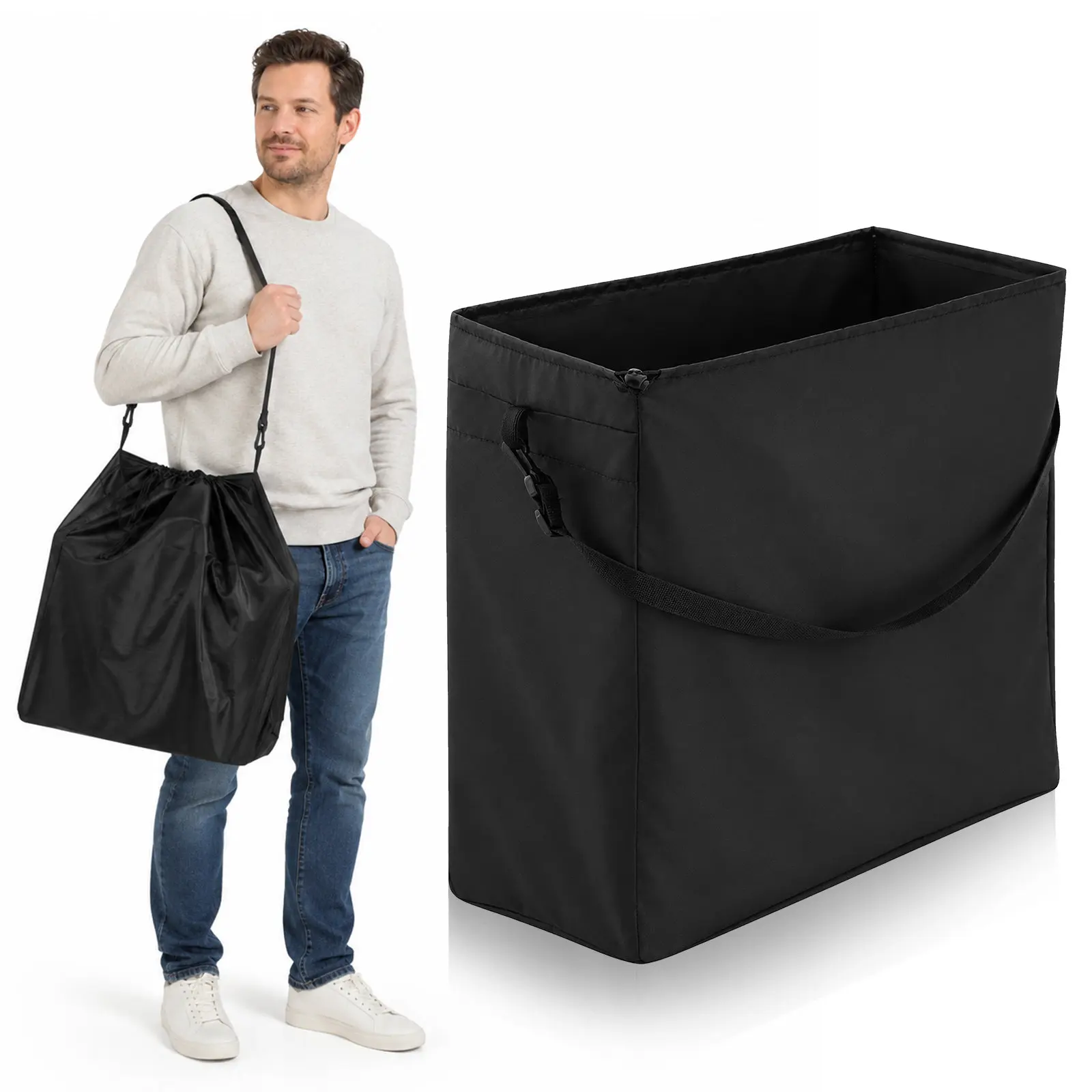 Stroller Storage Bag Universal Fit for All Baby Strollers Travel Gate Check Airplane Stroller Cover Dust Protection Compact
Stroller Storage Bag Universal Fit for All Baby Strollers Travel Gate Check Airplane Stroller Cover Dust Protection Compact