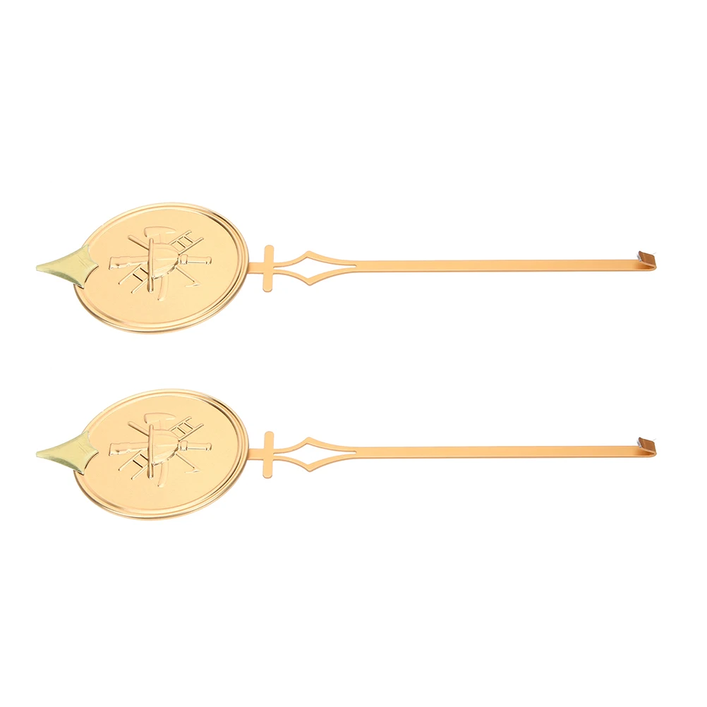 2Pcs Quartz Wall Clock Pendulum High Gloss Gold Metal Parts Replacement Craft Pendulum Accessories PendulumClockParts
2Pcs Quartz Wall Clock Pendulum High Gloss Gold Metal Parts Replacement Craft Pendulum Accessories PendulumClockParts