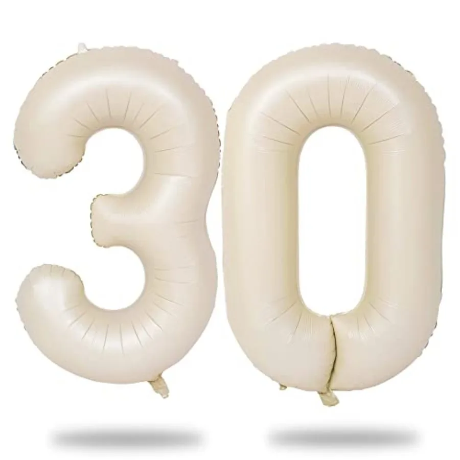 Beige Balloon s, Inch Large Foil 3 and 0 Balloons for Women, Self Inflating 30th Birthday Balloons for 30 Year Old Men Annivers
Beige Balloon s, Inch Large Foil 3 and 0 Balloons for Women, Self Inflating 30th Birthday Balloons for 30 Year Old Men Annivers