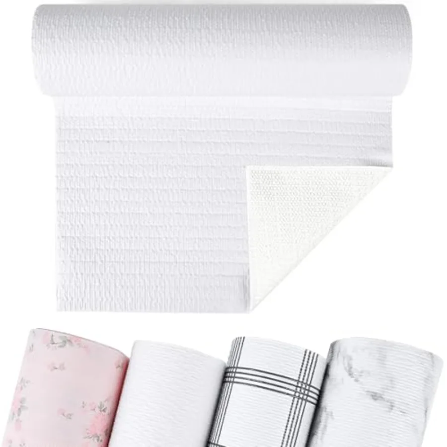 Non-Adhesive Shelf and Drawer Liner for Kitchen Cabinets, 12 in x 20FT Strong Non-Slip Cabinet Liners for Shelves, Refrigerator
Non-Adhesive Shelf and Drawer Liner for Kitchen Cabinets, 12 in x 20FT Strong Non-Slip Cabinet Liners for Shelves, Refrigerator