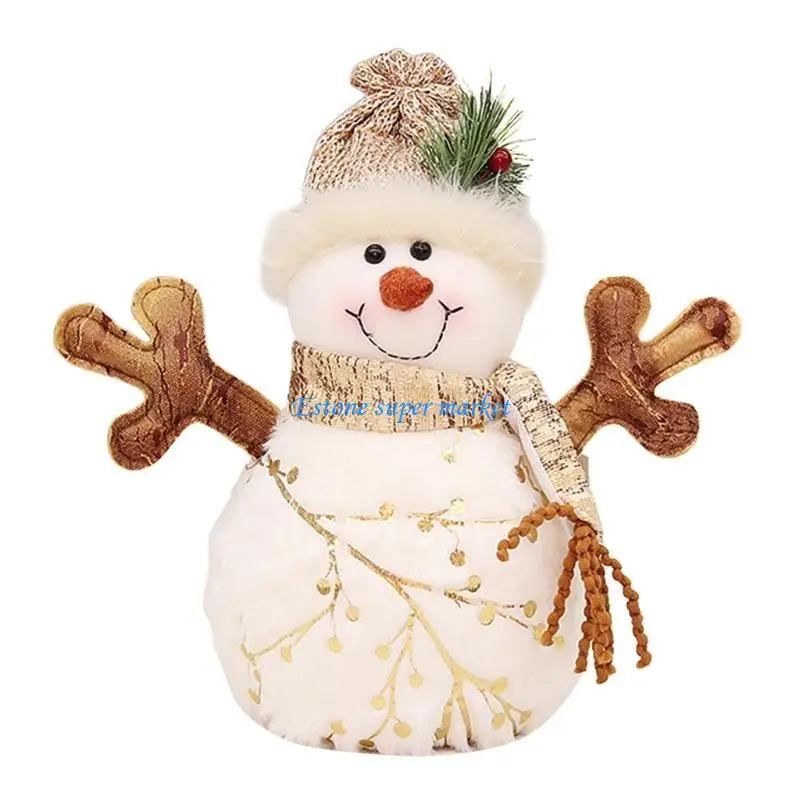 090B Smiling Snowman with Mistletoe Doll Winter Snowman for December Snow
090B Smiling Snowman with Mistletoe Doll Winter Snowman for December Snow