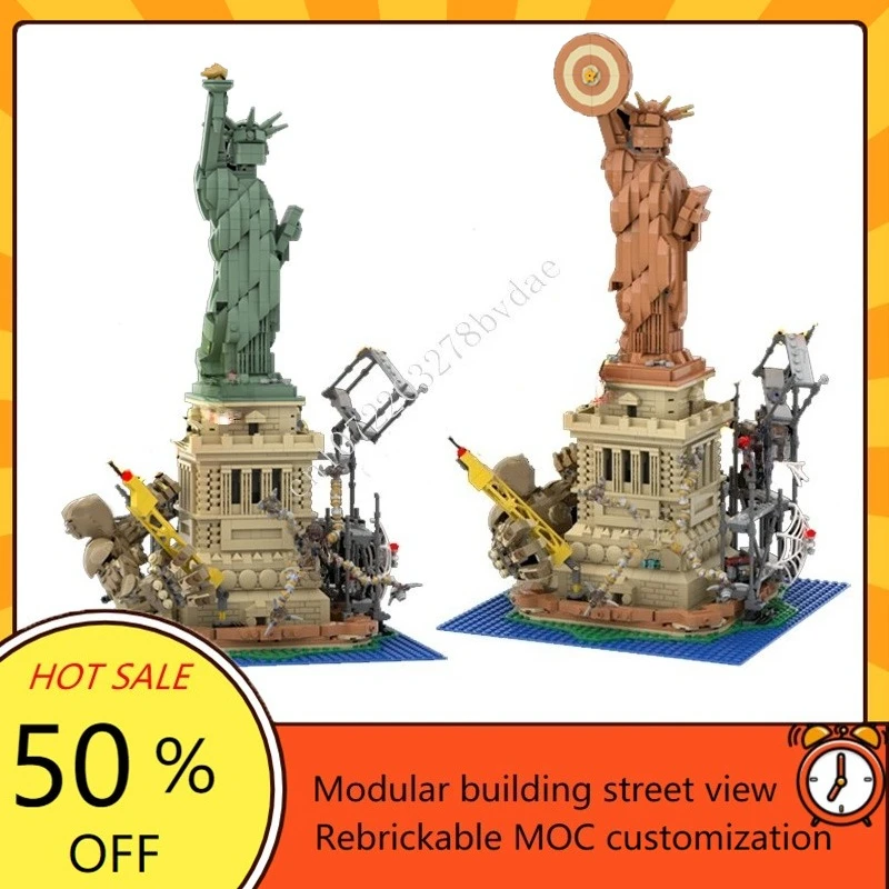 2891 шт., No Way Home Lady Liberty Final Battle MOC, креативная модель с видом на улицу, строительные блоки, сделай сам, сборная модель, игрушки, подарки
2891 шт., No Way Home Lady Liberty Final Battle MOC, креативная модель с видом на улицу, строительные блоки, сделай сам, сборная модель, игрушки, подарки