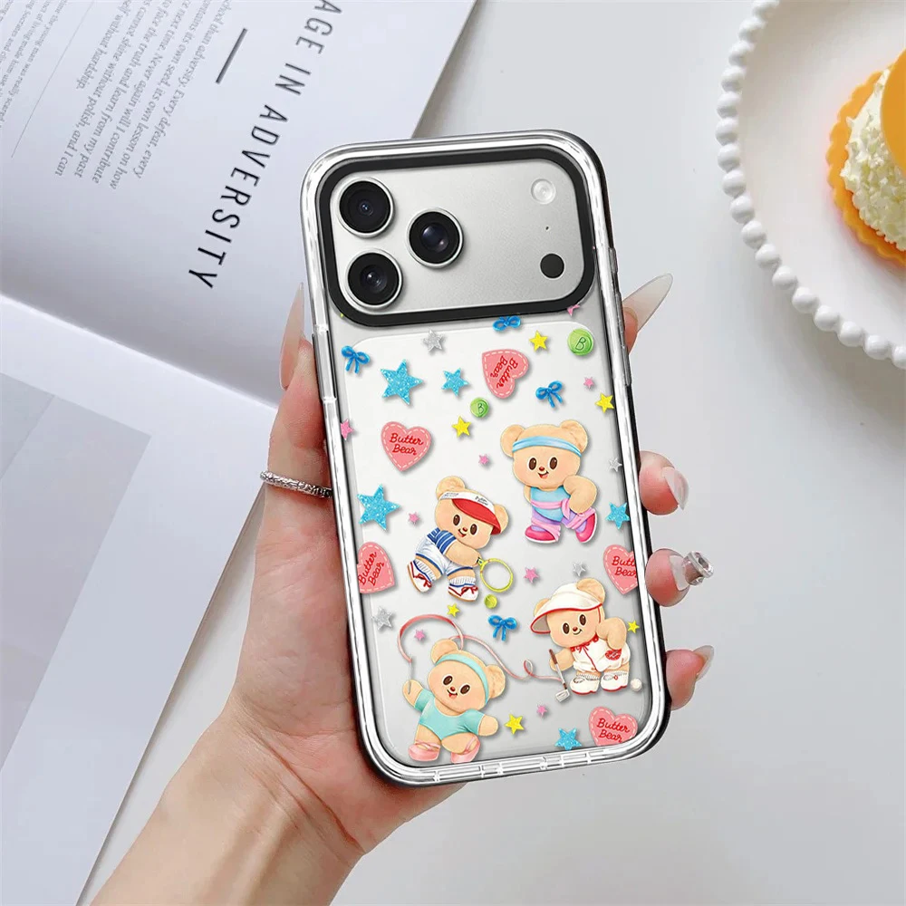 Cute Sports Bear White Border Magnetic Cover for IPhone 12 13 14 15 16 17 Pro Max Case for IPhone 17 Air
Cute Sports Bear White Border Magnetic Cover for IPhone 12 13 14 15 16 17 Pro Max Case for IPhone 17 Air