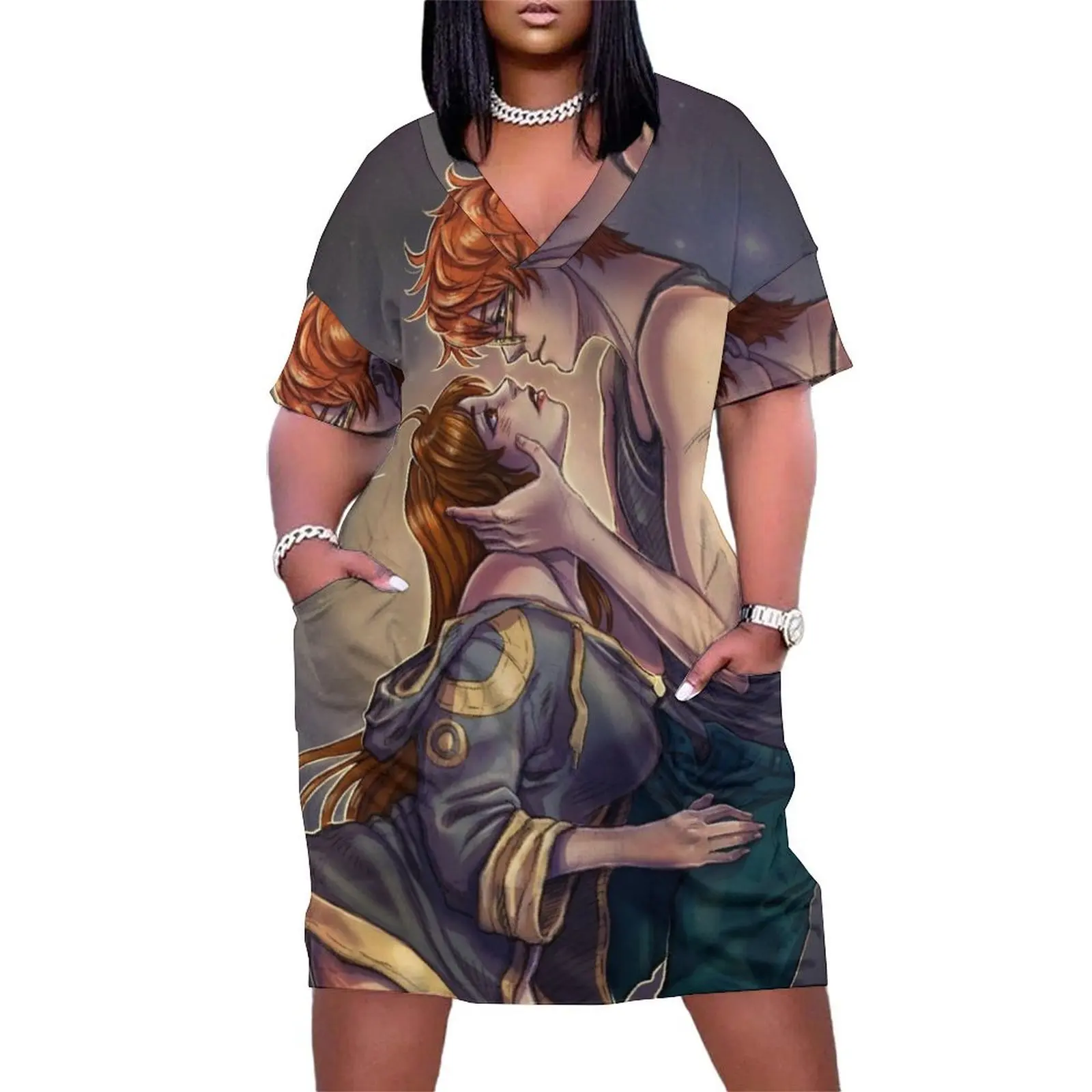 Seven x mc Loose Pocket Dress evening dresses women Aesthetic clothing Summer dresses for women womens dress
Seven x mc Loose Pocket Dress evening dresses women Aesthetic clothing Summer dresses for women womens dress